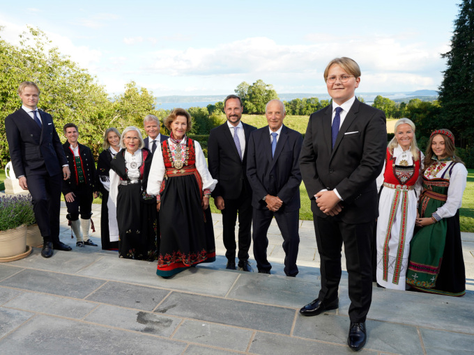 Photo session at Skaugum Estate on the occasion of Prince Sverre Magnus’s confirmation. Photo: Lise Åserud, NTB scanpix